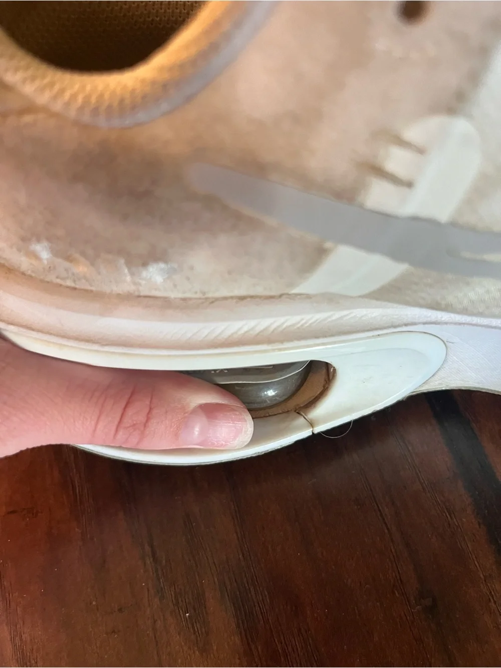 Nike Women’s Cream-Beige Air Max Platform Sneakers